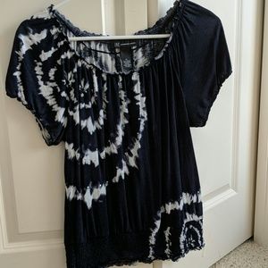 INC Blouse, short sleeve shirt